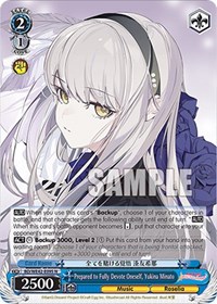 Yukina Minato Normal waifu card — Weiss Schwarz