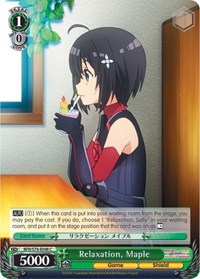 Maple C waifu card — Weiss Schwarz