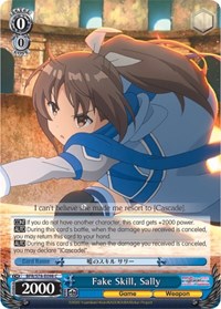 Sally C waifu card — Weiss Schwarz