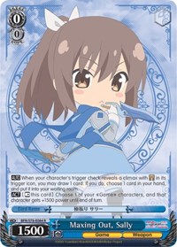 Sally R waifu card — Weiss Schwarz