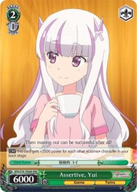 Yui RRR waifu card — Weiss Schwarz