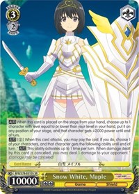 Maple (SR) SR waifu card — Weiss Schwarz