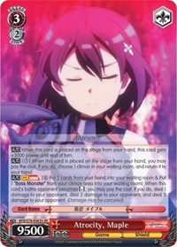 Maple (SR) SR waifu card — Weiss Schwarz
