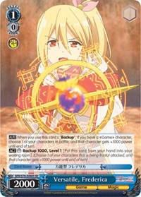 Frederica SR waifu card — Weiss Schwarz
