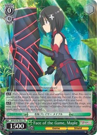 Maple TrialDeck waifu card — Weiss Schwarz