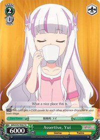 Yui TrialDeck waifu card — Weiss Schwarz