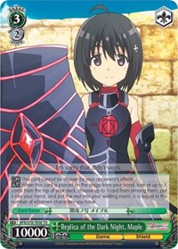 Maple TrialDeck waifu card — Weiss Schwarz