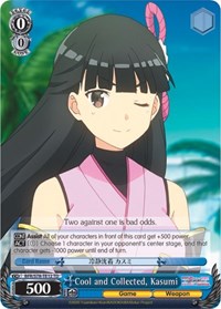Kasumi TrialDeck waifu card — Weiss Schwarz