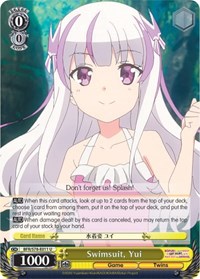 Yui U waifu card — Weiss Schwarz