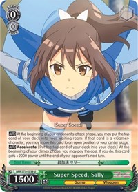 Sally U waifu card — Weiss Schwarz