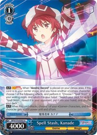 Kanade U waifu card — Weiss Schwarz