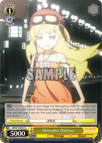 Shinobu Oshino C waifu card — Weiss Schwarz