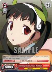Mayoi Hachikuji C waifu card — Weiss Schwarz