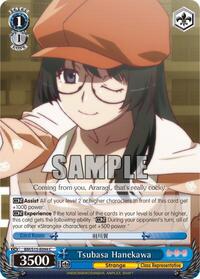 Tsubasa Hanekawa C waifu card — Weiss Schwarz