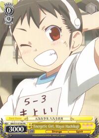 Mayoi Hachikuji Promo waifu card — Weiss Schwarz