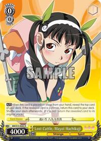 Mayoi Hachikuji R waifu card — Weiss Schwarz