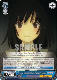 Nadeko Sengoku R waifu card — Weiss Schwarz