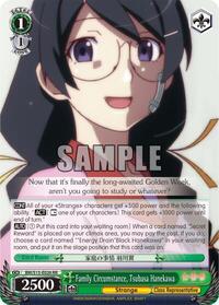 Tsubasa Hanekawa RR waifu card — Weiss Schwarz