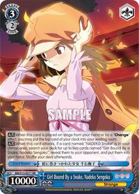 Nadeko Sengoku RR waifu card — Weiss Schwarz