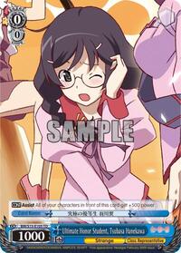 Tsubasa Hanekawa TrialDeck waifu card — Weiss Schwarz