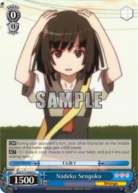 Nadeko Sengoku U waifu card — Weiss Schwarz