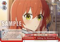 Adding On Memories CC waifu card — Weiss Schwarz