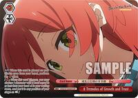 8 Tremolos of Growth and Trust OverFrameRare waifu card — Weiss Schwarz