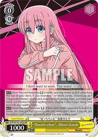 Hitori Gotoh RR waifu card — Weiss Schwarz