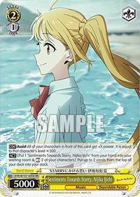Nijika Ijichi RR waifu card — Weiss Schwarz