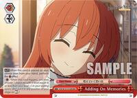 Adding On Memories RRR waifu card — Weiss Schwarz