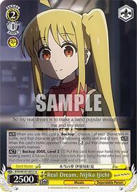 Nijika Ijichi U waifu card — Weiss Schwarz