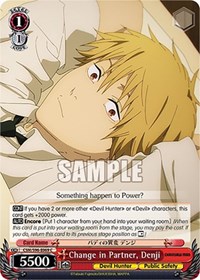 Denji C waifu card — Weiss Schwarz