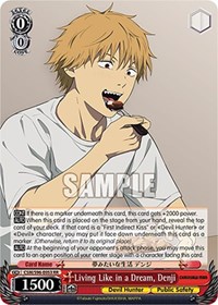 Denji RR waifu card — Weiss Schwarz