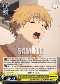 Denji U waifu card — Weiss Schwarz