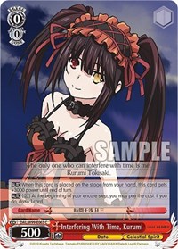 Kurumi C waifu card — Weiss Schwarz