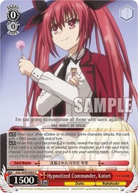 Kotori C waifu card — Weiss Schwarz