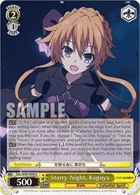 Kaguya R waifu card — Weiss Schwarz