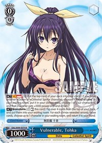 Tohka R waifu card — Weiss Schwarz
