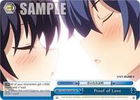 Proof of Love (RRR) RRR waifu card — Weiss Schwarz