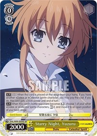 Yuzuru (SR) SR waifu card — Weiss Schwarz