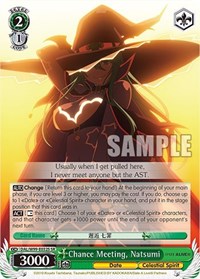 Natsumi (SR) SR waifu card — Weiss Schwarz