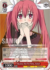 Kotori (SR) SR waifu card — Weiss Schwarz