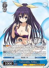 Tohka (SR) SR waifu card — Weiss Schwarz