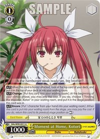 Kotori U waifu card — Weiss Schwarz
