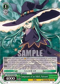 Natsumi U waifu card — Weiss Schwarz