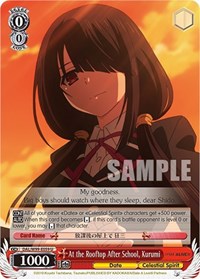 Kurumi U waifu card — Weiss Schwarz