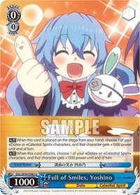 Yoshino U waifu card — Weiss Schwarz