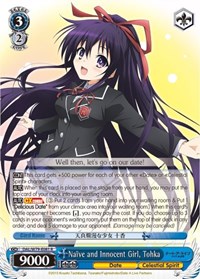 Tohka R waifu card — Weiss Schwarz