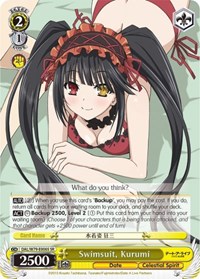 Kurumi (SR) SR waifu card — Weiss Schwarz
