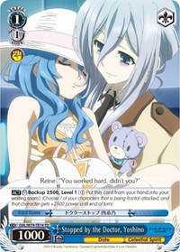 Yoshino TrialDeck waifu card — Weiss Schwarz